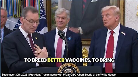 MAHA Teams Up With Pfizer | Pfizer Will Receive $70 Billion from U.S. Tax Payers + "(Pfizer CEO Albert Bourla) He did a fantastic job with Covid” - President Trump + Trump Announces Pfizer Deal to Lower Drug Prices 