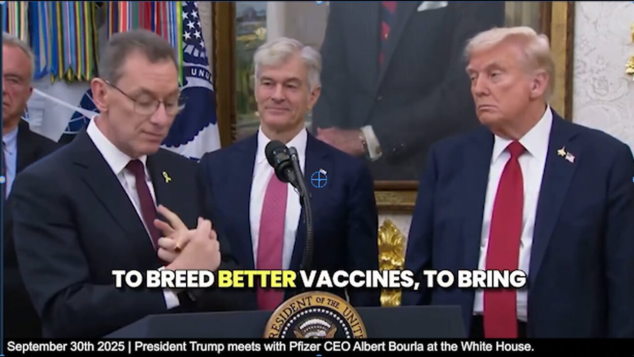 MAHA Teams Up With Pfizer | Pfizer Will Receive $70 Billion from U.S. Tax Payers + "(Pfizer CEO Albert Bourla) He did a fantastic job with Covid” - President Trump + Trump Announces Pfizer Deal to Lower Drug Prices