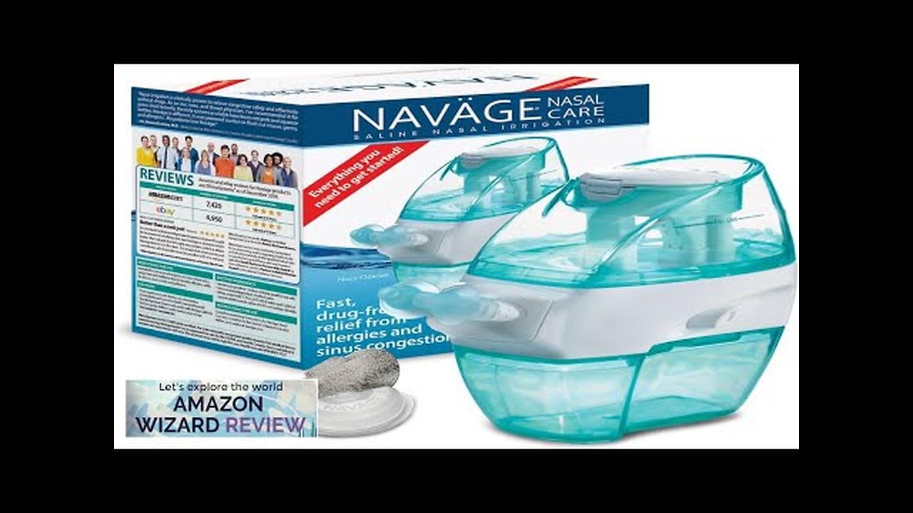 Navage Starter Bundle Navage Nasal Irrigation System Saline Nasal Rinse Review