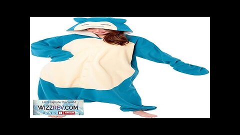 SAZAC Pokemon Snorlax Kigurumi Onesie Adult Halloween Costume Cosplay Loungewear Review