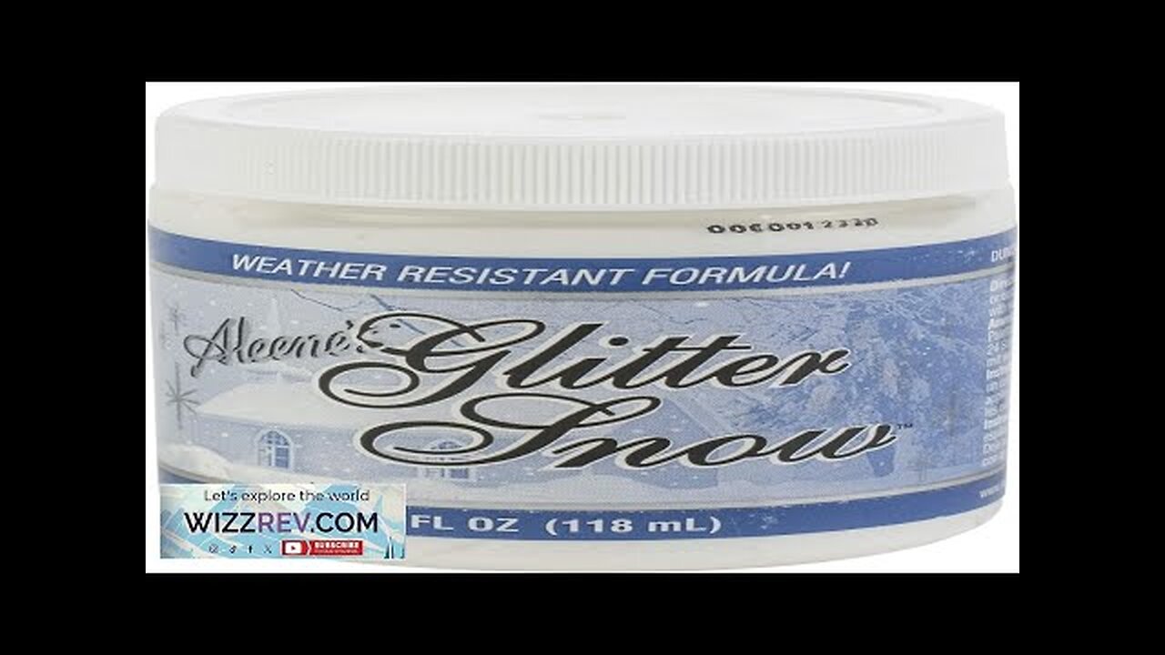 Aleene's Glitter Snow 4oz Review