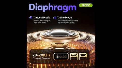 [ACER Official Genuine] TWS Wireless Headset