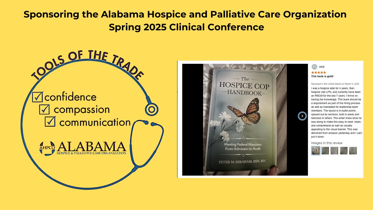 Sponsoring the Alabama Hospice and Palliative Care Organization Spring 2025 Clinical Conference