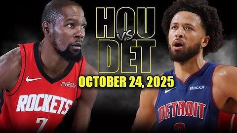 Houston rockets vs Detroit pistons