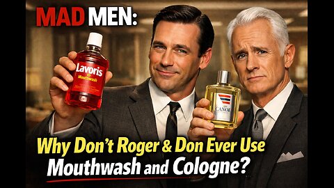 MAD MEN: WHY DON'T WE SEE DON & ROGER USE MOUTHWASH OR COLOGNE?