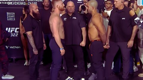 UFC 322: Bo Nickal vs Rodolfo Vieira Weigh in and Face Off!