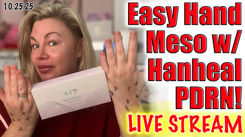 Live Easy Hand Meso with Hanheal PDRN! AceCosm.com and code Jessica10 Saves you Money