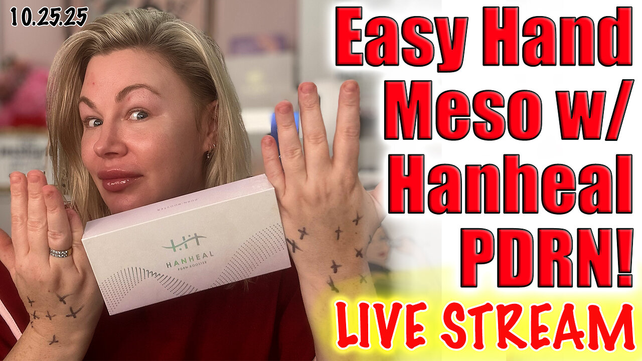 Live Easy Hand Meso with Hanheal PDRN! AceCosm.com and code Jessica10 Saves you Money