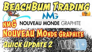 NMG | Nouveau Monde Graphite | Quick Update 2