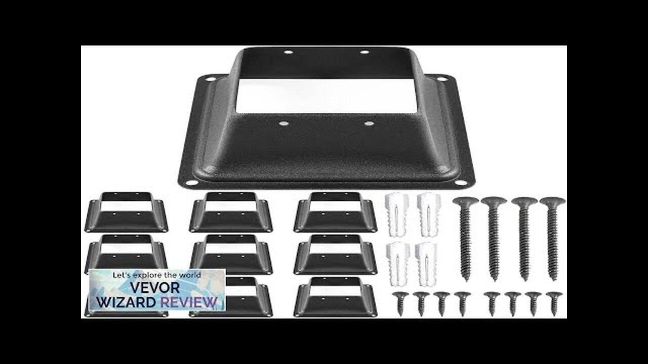 VEVOR Deck Post Base 10 PCS Post Base Skirt 4 x 4" Review