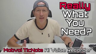 Mobvoi TicNote AI Voice Recorder Review & Tutorial With Live Recording Sample And Speed Test