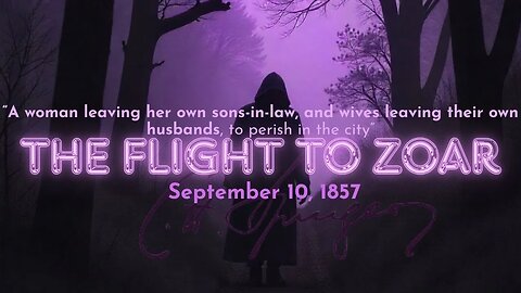 The Flight To Zoar, 1857, Spurgeon,
