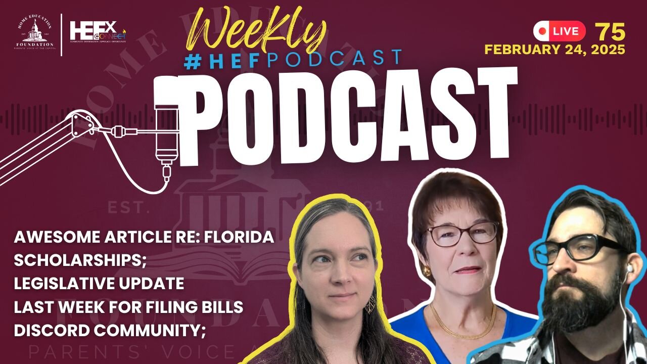 #HEFPodcast - Episode 75 - Feb 24 Last Week for Filing Bills!