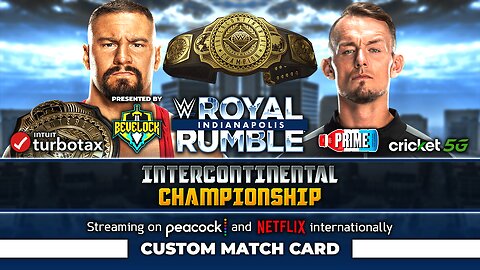 Royal Rumble 2025: Bron Breakker vs. Ludwig Kaiser - Custom Match Card