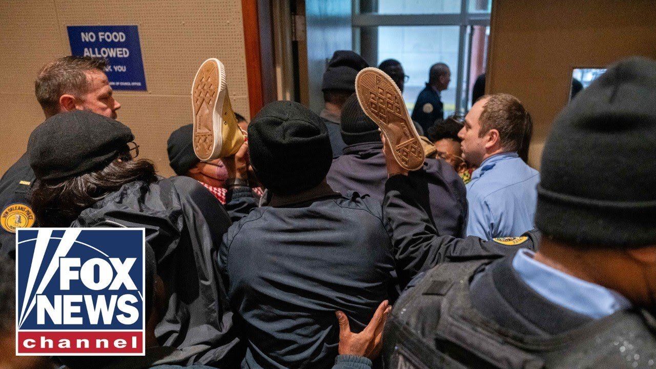 Protester CARRIED OUT of New Orleans City Hall meeting