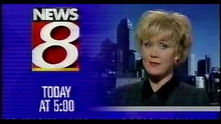 February 10, 2000 - Bumpers for Indianapolis 5 PM News & 'Chicago Hope'