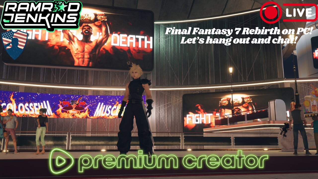 Happy Monday! USAF Vet playing FF7 Rebirth! Hop in and hang out!