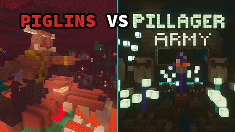 BATTLE OF THE BUILDS: Nether VS Pillagers
