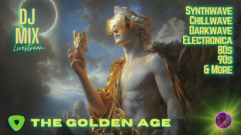 Friday Night Synthwave 80s 90s Electronica and more DJ MIX Livestream The Golden Age Edition