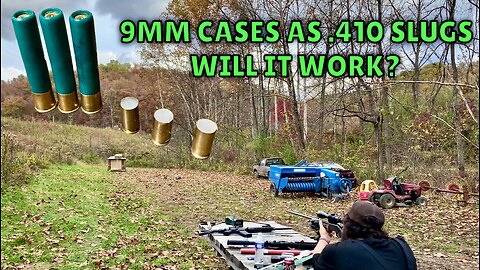 9mm Luger Cases As A .410 Slug?