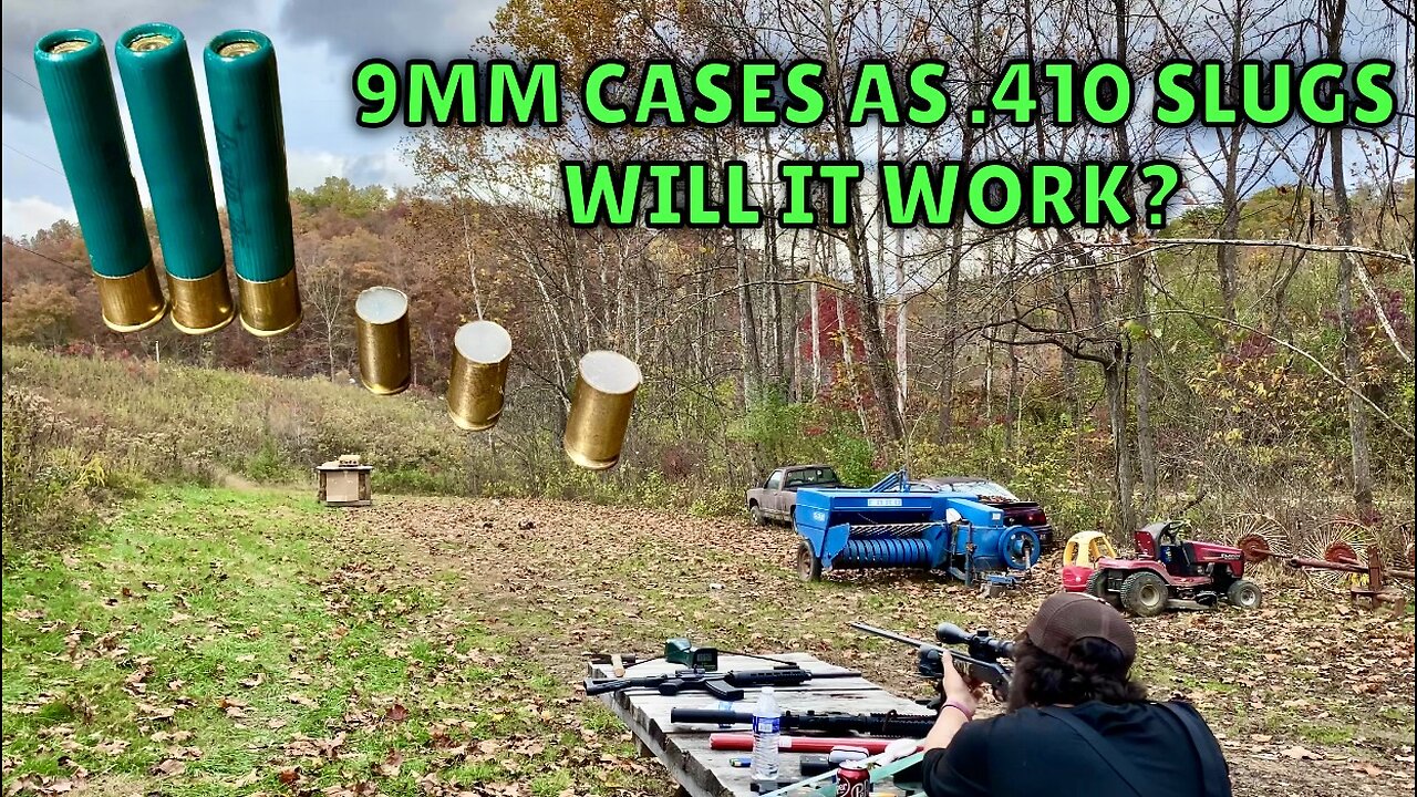 9mm Luger Cases As A .410 Slug?