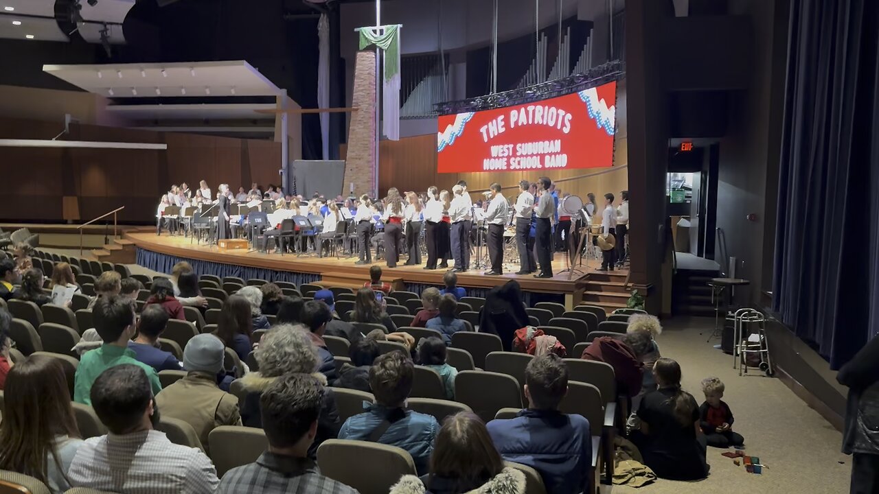 Closing song and encore from West Suburban Homeschool Band
