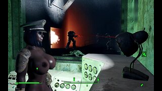Fallout 4 NAKED brotherhood of steel arc jet systems Busty boobs Breast Expansion huge tits