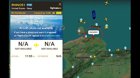 USA AIRFORCE JET APPARENTLY ENTERS VENEZUELAN AIRSPACE-TRUMP WARNS STRIKES ARE COMING
