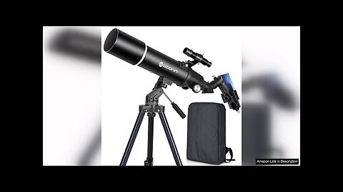 Telescopes for Adults Astronomy, 80mm Aperture 600mm Refractor Telescope for Beginners Review