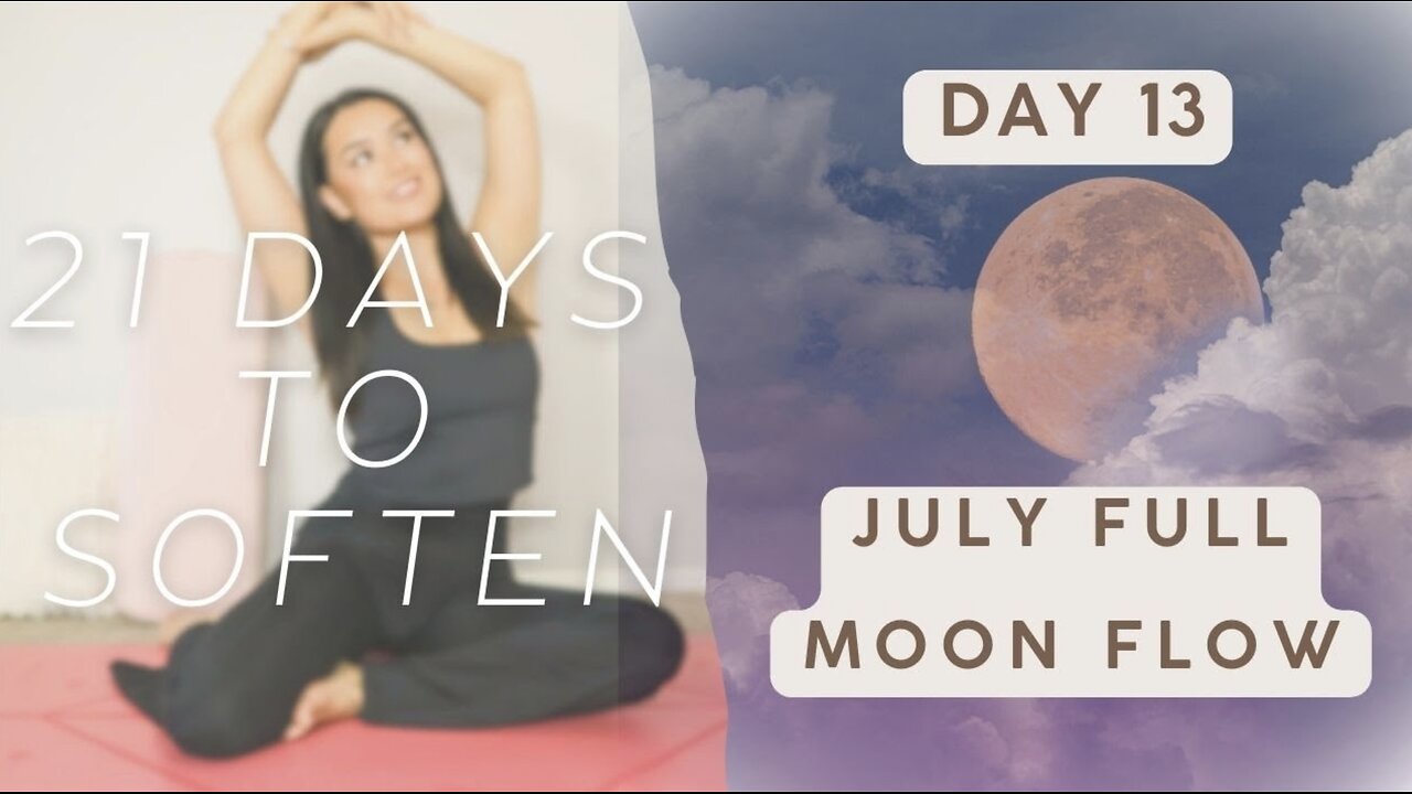 LET GO 🌕 July Full Moon in Capricorn Yoga 🧘🏻‍♀️ | Full Moon Flow ⭐️ Buck Moon