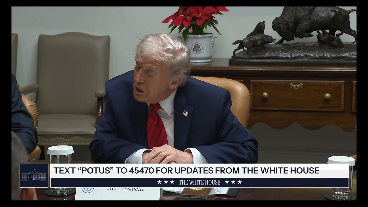 President Trump participates in a Roundtable With Business Leaders