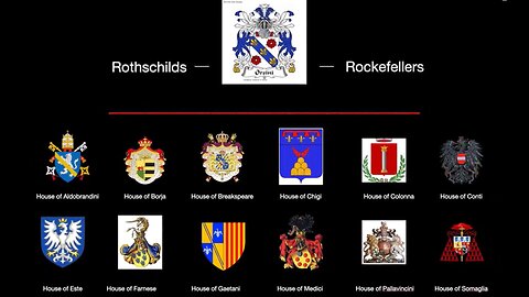 The 13 bloodlines including the Rothschilds. The Central Bankers, who Hitler kicked out of Germany and Austria to free the people from the debt slavery system.