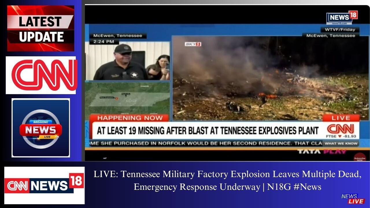 LIVE: Tennessee Military Factory Explosion Leaves Multiple Dead, Emergency Response Underway | N18G
