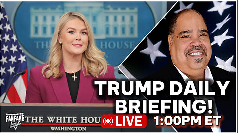 TRUMP DAILY BRIEFING: PRESS CONFERENCE WITH KAROLINE LEAVITT | REACTION TO PRESIDENT TRUMP SPEECH