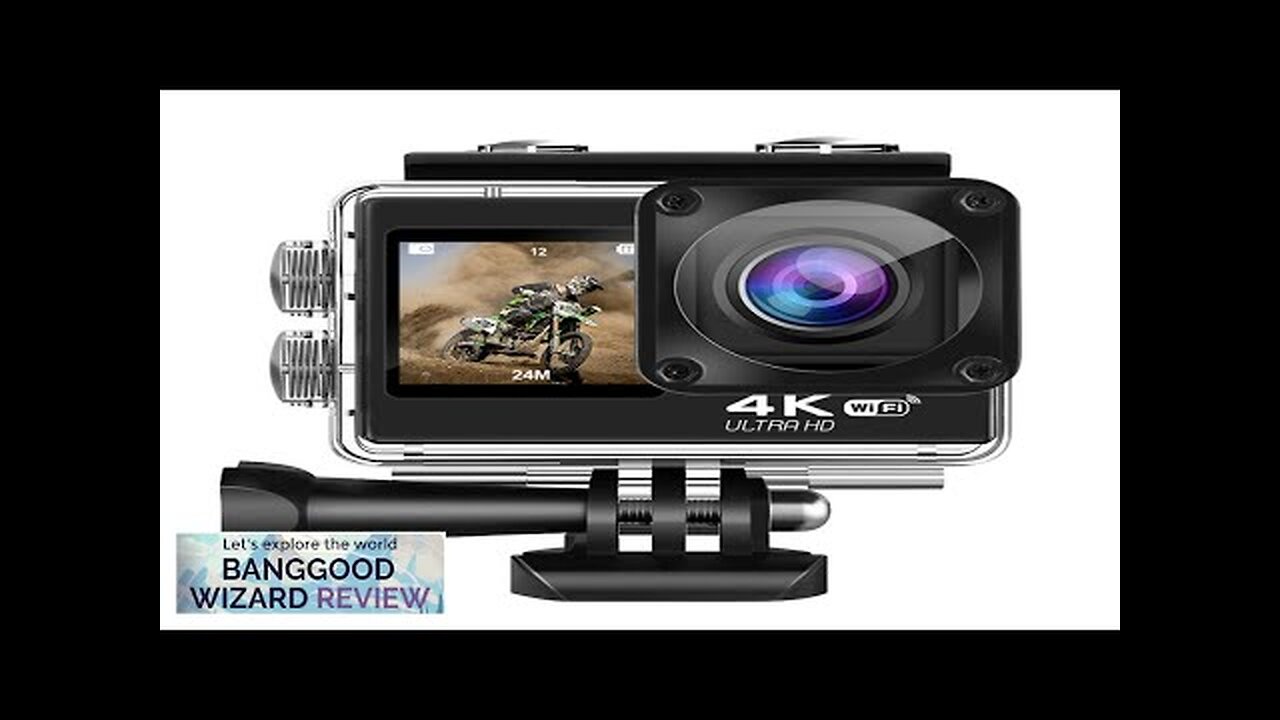 4K 60FPS WiFi Camera with Dual Color Screen 170° Wide Viewing 30M Review