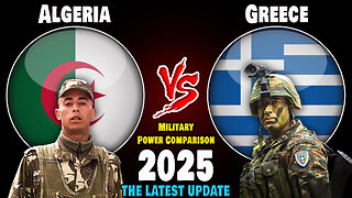 Algeria vs Greece Military Power Comparison 2025 | Greece vs Algeria Military Power 2025