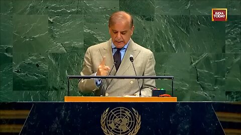 Pakistan's UN Embarrassment: Slogan Shouts Disrupt PM Sharif's Speech | India Today News