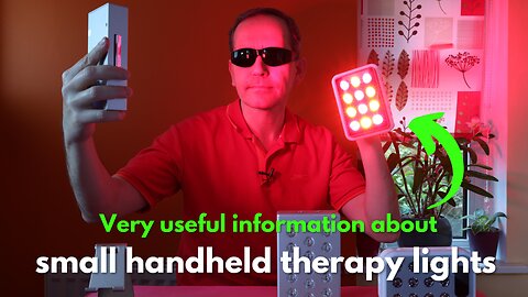 Important information on small handheld red light therapy panels