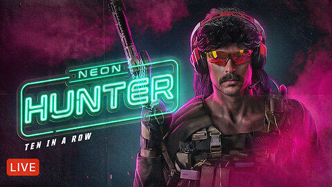 🔴LIVE - DR DISRESPECT - WARZONE - NEON HUNTER