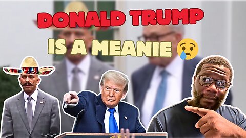 DONALD TRUMP MAKES A MEME ABOUT HAKEEM JEFFRIES AND CHUCK SCHUMER