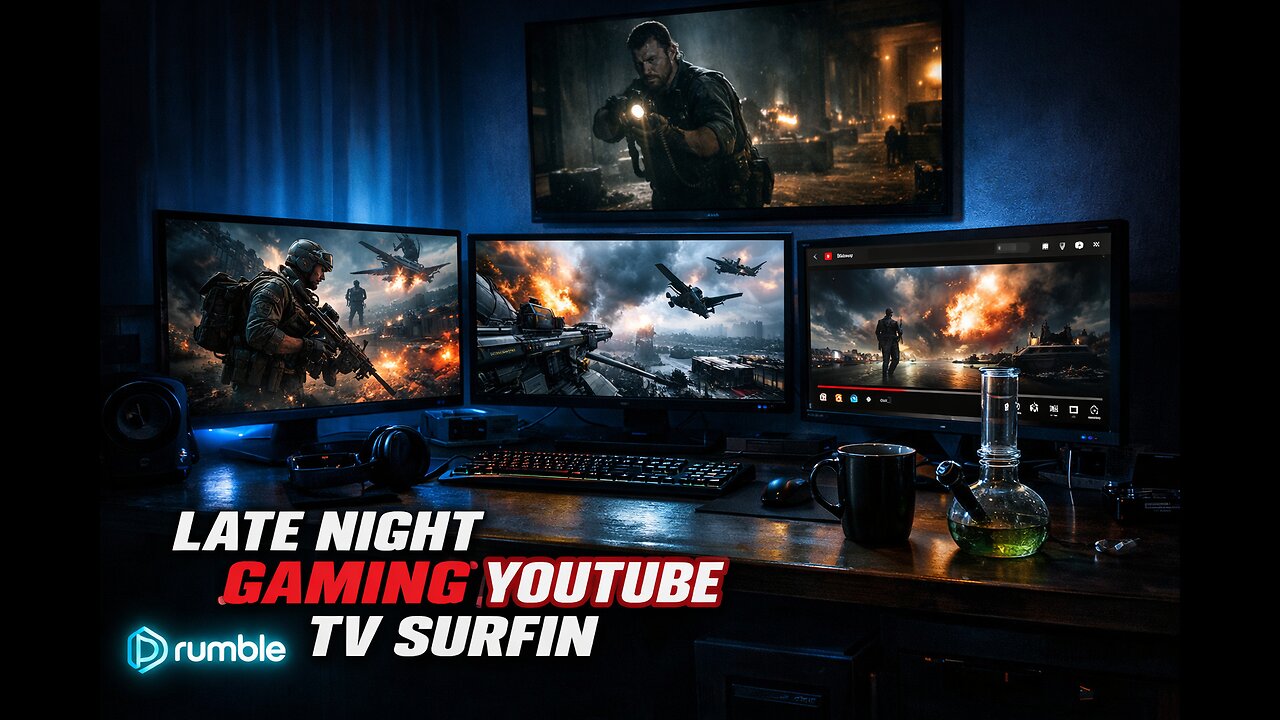 Late Night Gaming, YouTube & TV Surfing | POSSIBLE Overnight SLEEP STREAM! #Regimentgaming