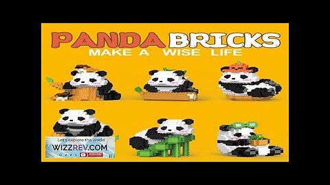 Cute Chinese Panda Building Blocks Sets DIY Educational Assembly Toys Bricks Mini Review