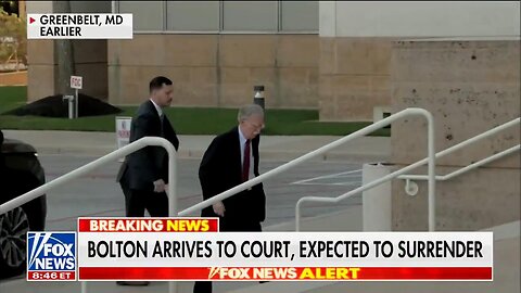 BREAKING: Former U.S. NSA John Bolton surrendered to federal authorities (10.17.25)