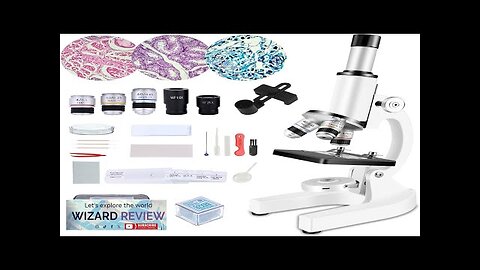 Microscope for Adults Kids 40-2000X Magnification Compound Microscope with Microscope Slides Review