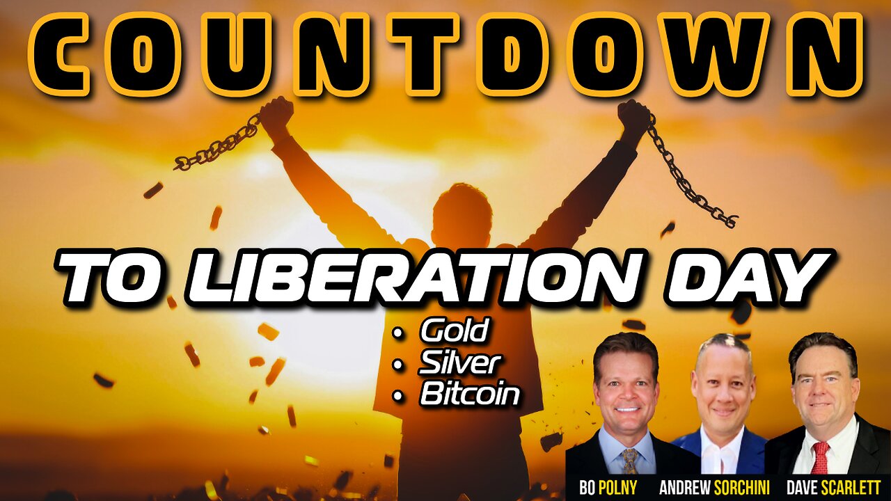 COUNTDOWN to Gold, Silver, Bitcoin, XRP 'Liberation Day'! Bo Polny, Andrew Sorchini, Dave Scarlett