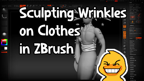 Sculpting Wrinkles on Clothes in ZBrush