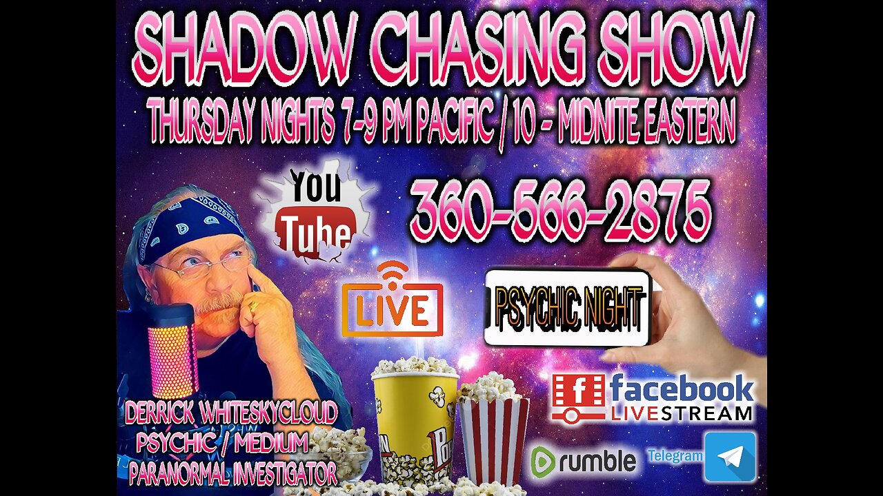 PSYCHIC NIGHT ON SHADOW CHASING SHOW - MESSAGE FROM SPIRIT & PREDICTIONS 27-3- 2025