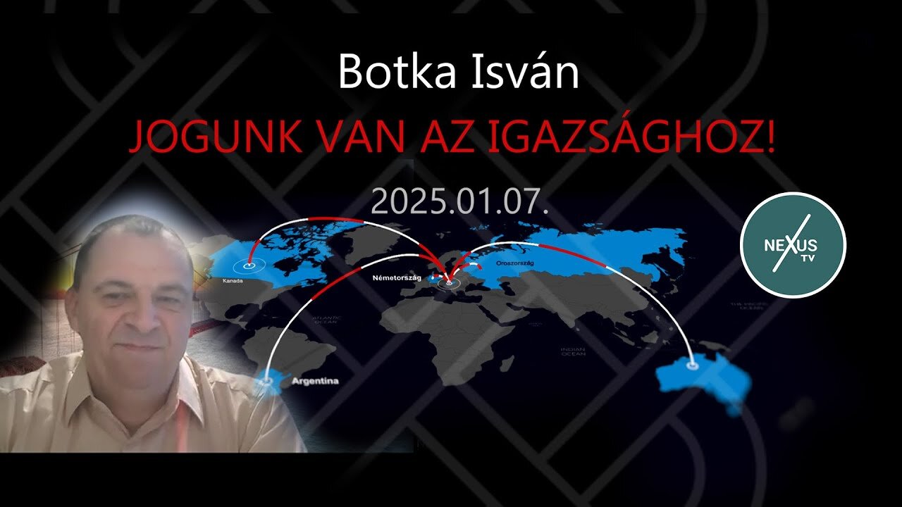 JOGUNK VAN AZ IGAZSÁGHOZ! - 2025.01.07. - Botka István - Juhász Zoltán