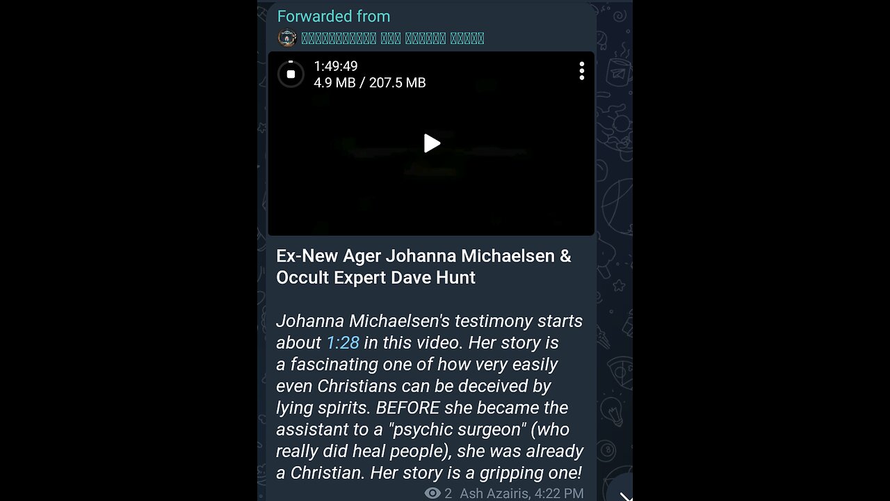 Documentary: Accounts of an Ex-Occultist