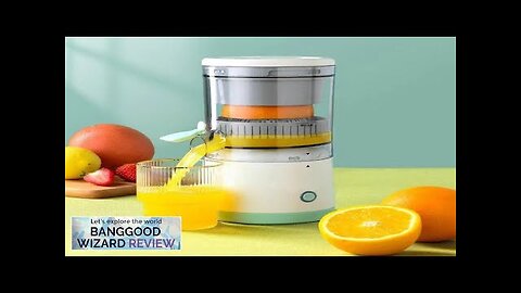 Portable Electric Juicer Household Orange Lemon Blender Multifunctional Fruit Juicer USB Review